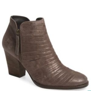 PAUL GREEN "MALIBU" EARTH TAUPE METALLIC BOOTIE